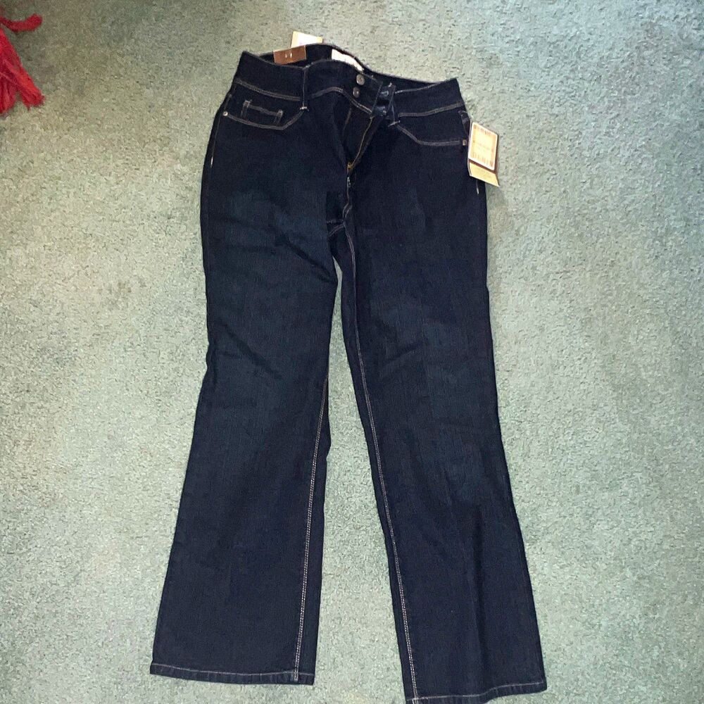 Sonoma Life + Style Denim Original Fit Bootcut Jeans Dark Wash 12 short NWT